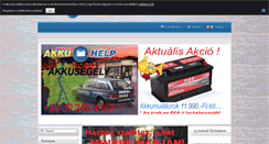 Desktop Screenshot of akkuhelp.hu