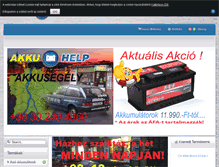 Tablet Screenshot of akkuhelp.hu